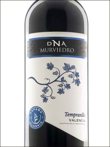 фото вино DNA Murviedro Classic Tempranillo Valencia DO 