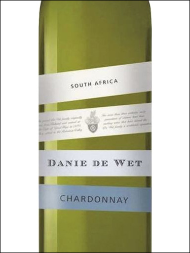 фото Danie de Wet Chardonnay Robertson WO Дани де Вет Шардоне Робертсон ЮАР вино белое