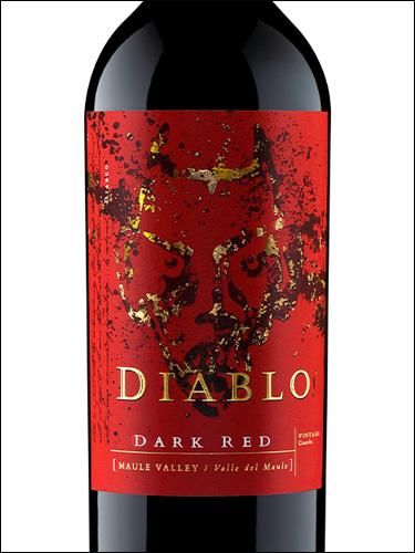 фото Diablo Dark Red Дьябло Дарк Рэд Чили вино красное