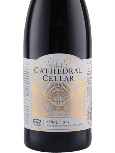 фото KWV Cathedral Cellar Shiraz КВВ Кафедрал Селлер Шираз ЮАР вино красное