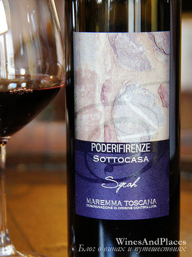 фото Poderi Firenze Sottocasa Syrah Maremma Toscana IGT  Италия вино красное