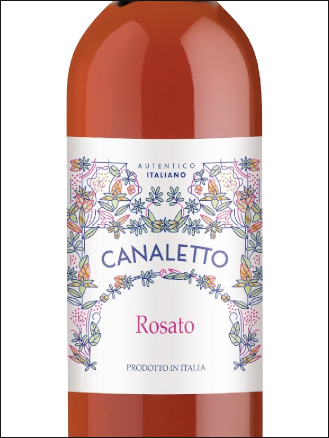фото Canaletto Rosato Каналетто Розато Италия вино розовое