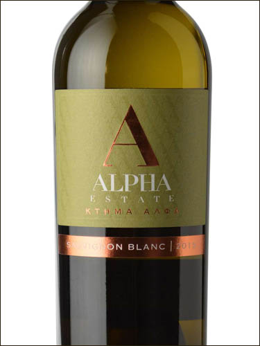 фото Alpha Estate Sauvignon Blanc Florina PGI Альфа-Эстейт Совиньон Блан Флорина Греция вино белое