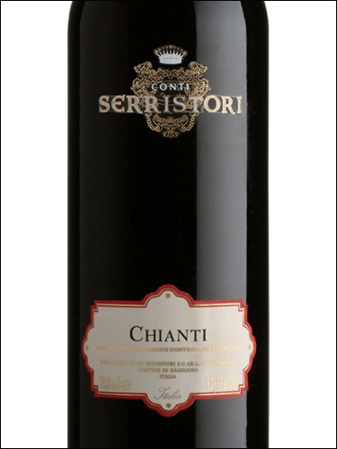 фото Conti Serristori Chianti DOCG Конти Серристори Кьянти Италия вино красное