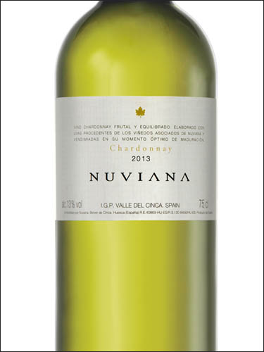 фото вино Nuviana Chardonnay Valle del Cinca IGP 