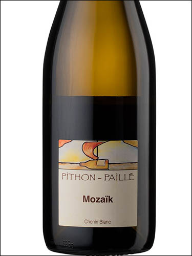 фото Pithon-Paille Mozaik Chenin Blanc Питон-Пайе Мозаик Шенен Блан Франция вино белое