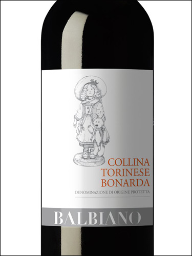 фото Balbiano Collina Torinese Bonarda DOC Бальбиано Коллина Торинезе Бонарда Италия вино красное