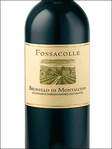 фото Fossacolle Brunello di Montalcino DOCG Фоссаколле Брунелло ди Монтальчино Италия вино красное