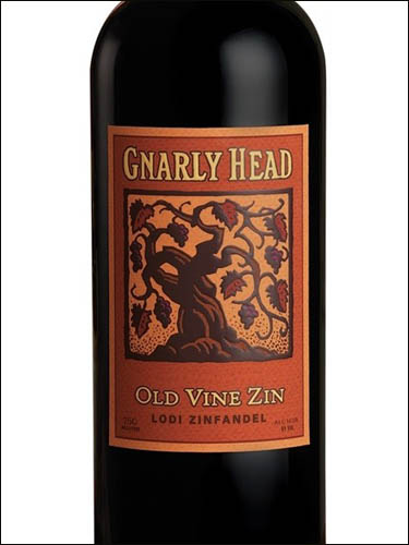 фото Gnarly Head Old Vine Zinfandel Ноули Хэд Олд Вайн Зинфандель США вино красное