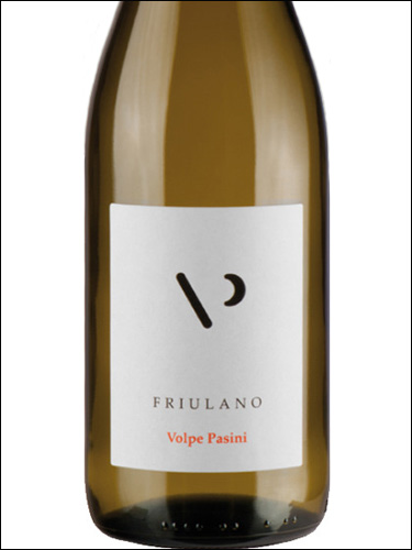 фото Volpe Pasini Friulano Вольпе Пазини Фриулано Италия вино белое