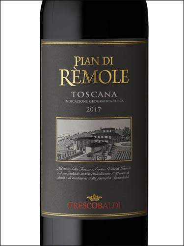 фото Frescobaldi Pian di Remole Toscana Rosso IGT Фрескобальди Пиан ди Ремоле Тоскана Россо Италия вино красное