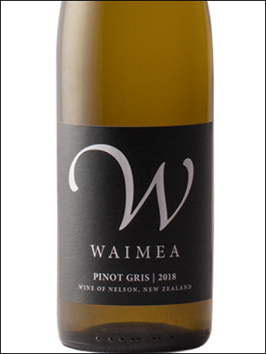 фото Waimea Pinot Gris Nelson Ваймеа Пино Гри Нельсон Новая Зеландия вино белое