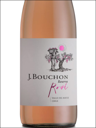 фото J.Bouchon Reserva Rose Valle del Maule Х.Бушон Резерва Розе Долина Мауле Чили вино розовое