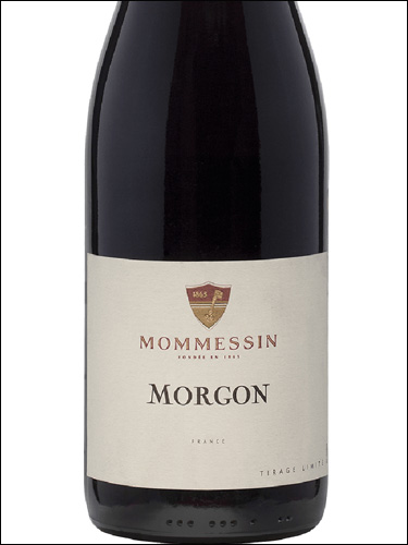 фото Mommessin Morgon AOC Моммесен Моргон Франция вино красное