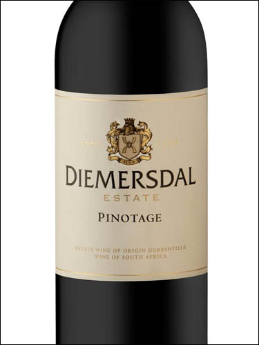 фото Diemersdal Pinotage Durbanville WO Димерсдал Пинотаж Дурбанвиль ЮАР вино красное