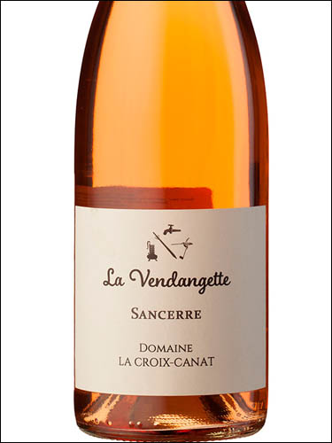фото Domaine La Croix-Canat La Vendangette Rose Sancerre AOC Домен Ля Круа-Кана Ла Ванданжет Розе Сансер Франция вино розовое