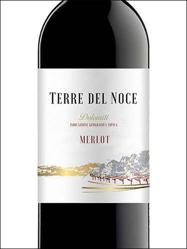 фото Mezzacorona Terre del Noce Merlot Dolomiti IGT Меццакорона Терре дель Ноче Мерло Доломити Италия вино красное