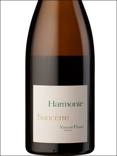 фото Vincent Pinard Harmonie Sancerre AOC Венсан Пинар Армони Сансер Франция вино белое