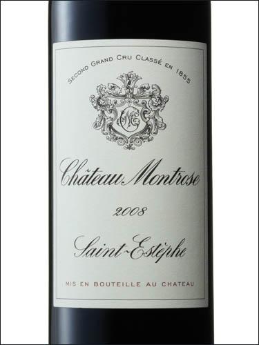 фото Chateau Montrose 2-eme Grand Cru Classe Saint-Estephe AOC Шато Монроз Сент-Эстеф Франция вино красное