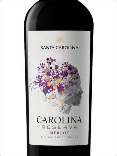 фото Santa Carolina Carolina Reserva Merlot Санта Каролина Каролина Ресерва Мерло Чили вино красное