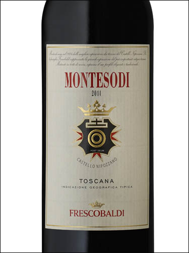 фото Frescobaldi Montesodi Toscana Rosso IGT Фрескобальди монтесоди Тоскана Россо Италия вино красное