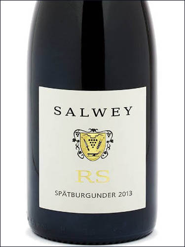 фото Salwey RS Spatburgunder Reserve Зальвай РС Шпэтбургундер Резерв Германия вино красное