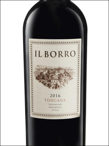 фото Il Borro Toscana Rosso IGT Иль Борро Тоскана Россо Италия вино красное