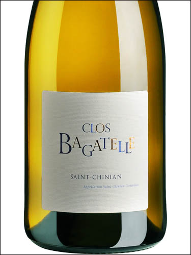 фото Clos Bagatelle Blanc Saint-Chinian AOC Кло Багатель Блан Сен-Шиньян Франция вино белое