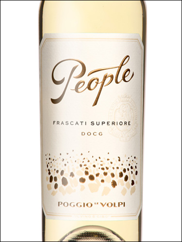 фото Poggio Le Volpi People Frascati Superiore DOCG Поджио ле Вольпи Пипл Фраскати Супериоре Италия вино белое