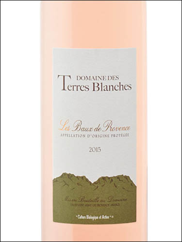 фото Domaine des Terres Blanches Rose Les Baux de Provence AOC Домен де Терр Бланш Розе Ле Бо де Прованс Франция вино розовое