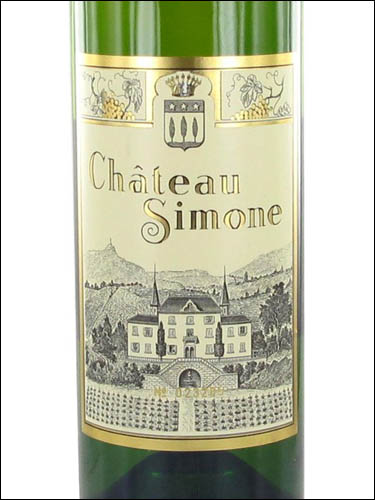 фото Chateau Simone Blanc Palette AOC Шато Симон Блан Палет Франция вино белое