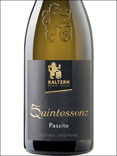 фото Kaltern Quintessenz Passito Alto Adige DOC Кальтерн Квинтессенц Пассито Альто Адидже Италия вино белое