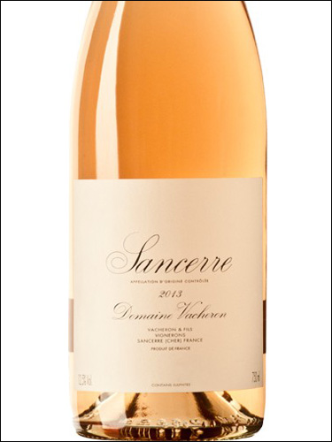 фото Domaine Vacheron Sancerre Rose AOC Домен Вашрон Сансер Розе Франция вино розовое