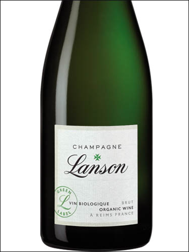 фото Champagne Lanson Green Label Brut Шампанское Лансон Грин Лейбл Брют Франция вино белое