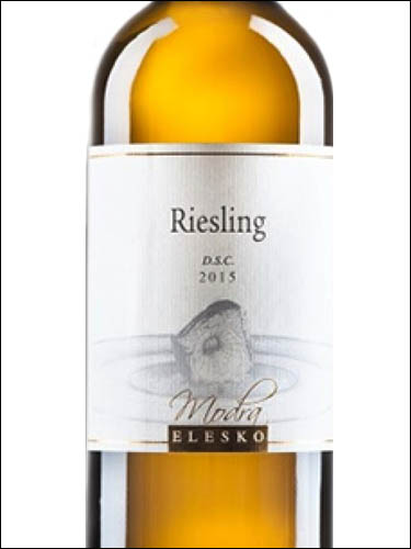 фото Elesko Riesling 1 Modra Элеско Рислинг 1 Модра Словакия вино белое