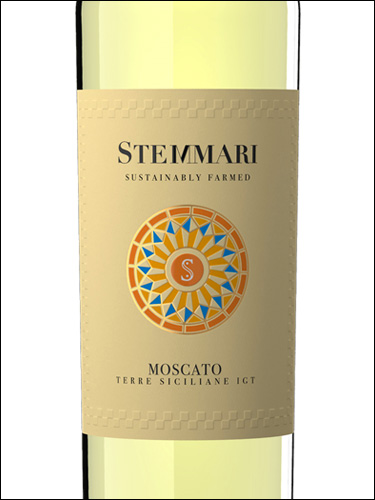 фото Stemmari Moscato Terre Siciliane IGT Стеммари Москато Терре Сичилиане Италия вино белое