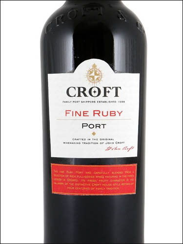 фото Croft Fine Ruby Port Крофт Файн Руби Порт Португалия вино красное