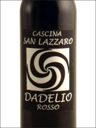 фото Cascina San Lazzaro Dadelio Rosso Langhe DOC Кашина Сан Ладзаро Даделио Россо Ланге Италия вино красное