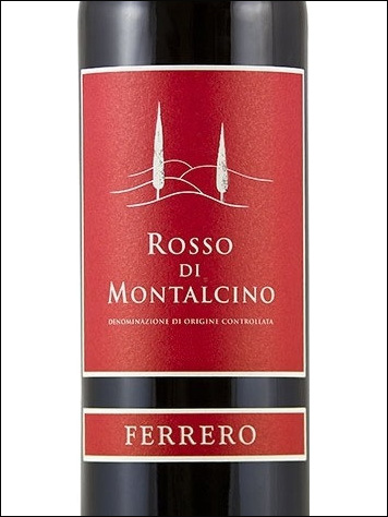 фото Ferrero Rosso di Montalcino DOC Ферреро Россо ди Монтальчино Италия вино красное
