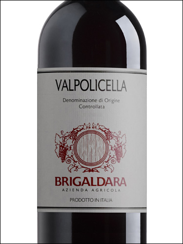фото Brigaldara Valpolicella DOC Бригальдара Вальполичелла Италия вино красное