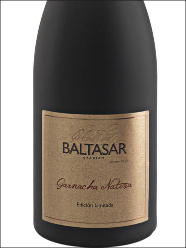 фото вино Bodegas San Alejandro Baltasar Gracian Garnacha Nativa Calatayud DO 