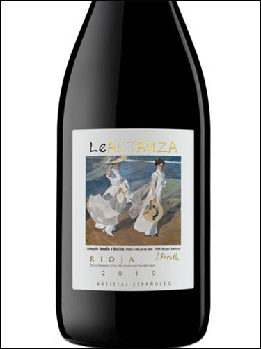 фото вино Le Altanza Artistas Espanoles Sorolla Reserva Rioja DOC 