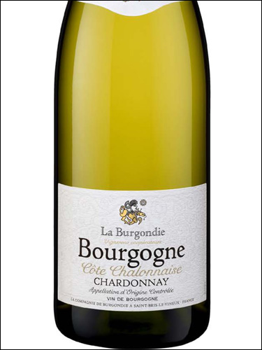 фото La Burgondie Bourgogne Cote Chalonnaise Chardonnay AOC Ла Бургонди Бургонь Кот Шалонез Шардоне Франция вино белое