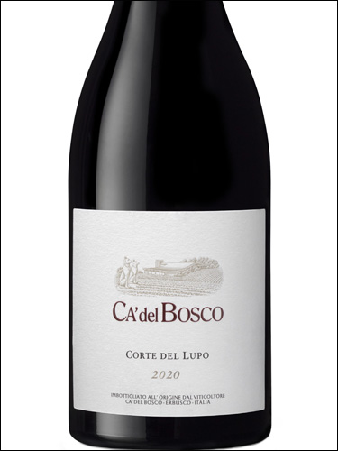фото Ca' del Bosco Corte del Lupo Curtefranca Rosso DOC Ка дель Боско Корте дель Лупо Куртефранка Россо Италия вино красное