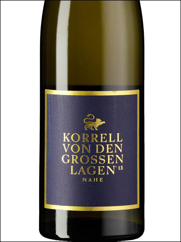 фото Korrell Riesling Von den Grossen Lagen trocken Коррелль Рислинг Фон ден гроссен Лаген трокен Германия вино белое
