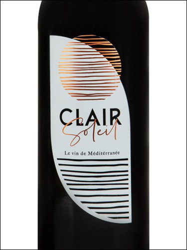 фото Cellier de Signes Clair Soleil Mediterranee Rouge IGP Селье де Синь Клер Солей Медитерране Руж Франция вино красное