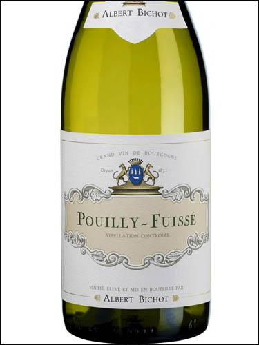 фото Albert Bichot Pouilly-Fuisse AOC Пуйи Фюиссе Альбер Бишо Франция вино белое