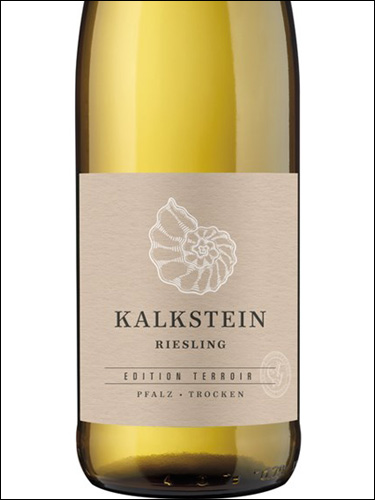 фото Kalkstein Riesling Trocken Pfalz Калькштайн Рислинг Трокен Пфальц Германия вино белое