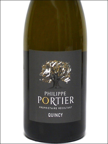 фото Philippe Portier Quincy AOC Филипп Портье Кенси Франция вино белое