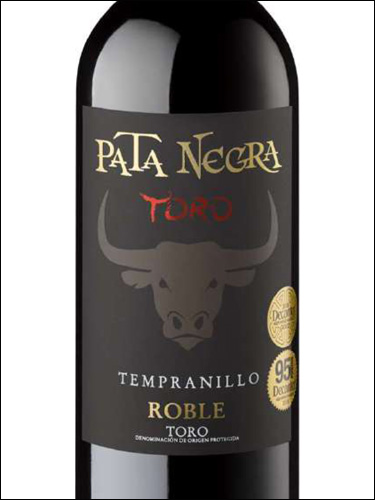 фото вино Pata Negra Tempranillo Roble Toro DO 